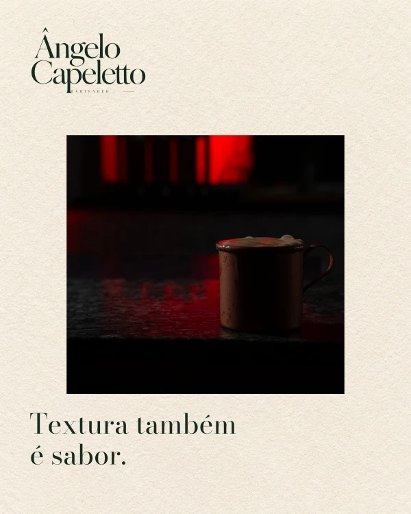 Post 05: Textura também é sabor.